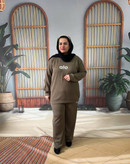 ست بلوز شلوار الو.جنس بهاره سایز بزرگ از ۴۶ تا ۵۶