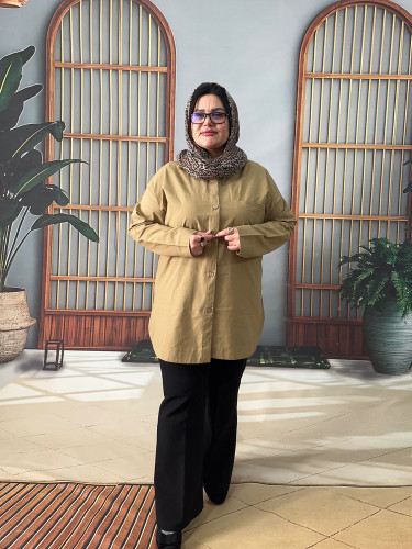 مانتولینن پاییزه سایزبزرگ۴۸تا۵۴