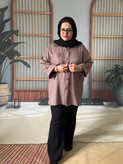 شومیزمانتویی صوفیاساده خنک وسایزبزرگ از۴۸تا۵۴